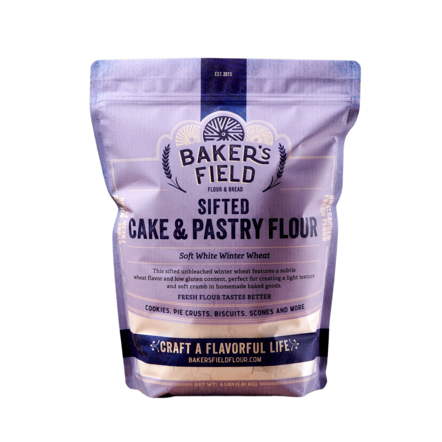 トリートメント flour Cake & Pastry - Sifted Flour | Baker's Field Flour & Bread